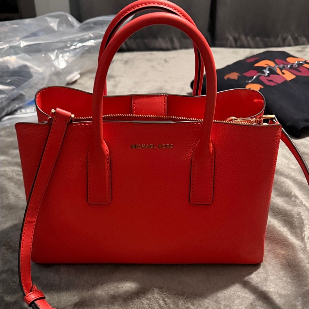 Michael Kors Vibrant Red Satchel